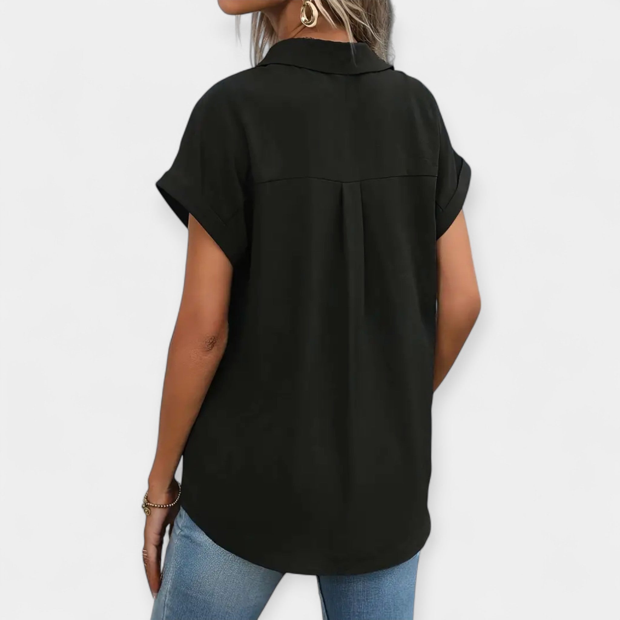 Freja | Camisa Cómoda De Manga Corta