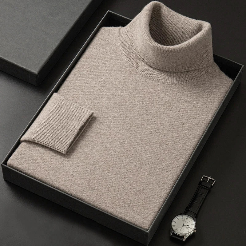 Zack | Suéter De Cuello Alto Hombre Casual Elegante