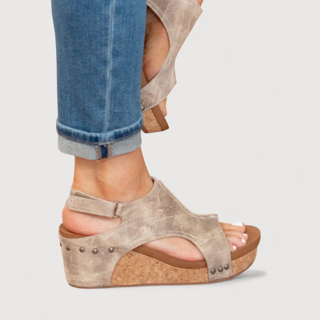 Adelina | Sandalias De Mujer Con Cuña Cómoda