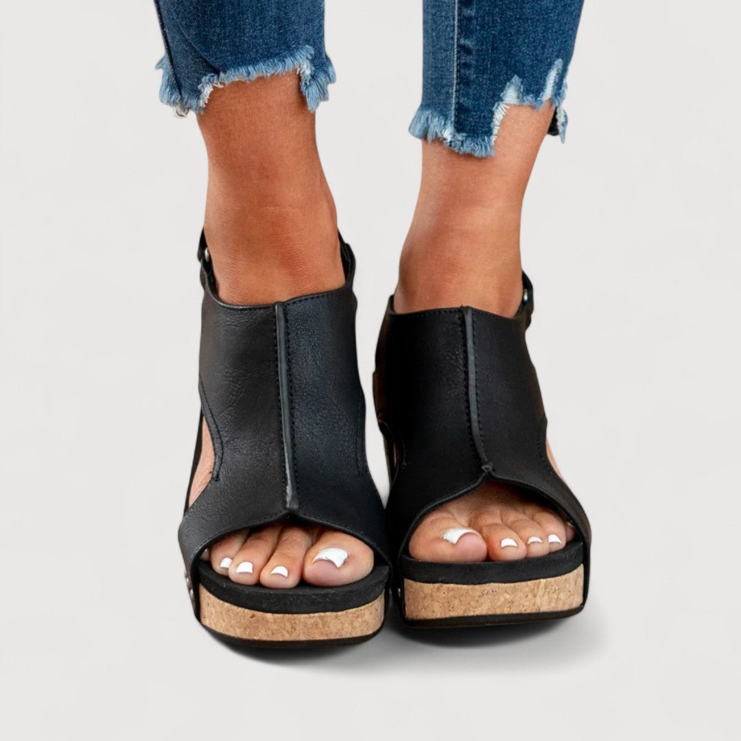 Adelina | Sandalias De Mujer Con Cuña Cómoda