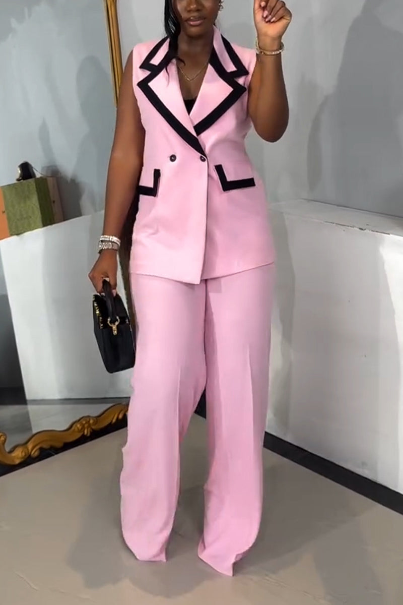 Marta | Conjunto De Chaleco Y Pantalón Con Estilo Sofisticado