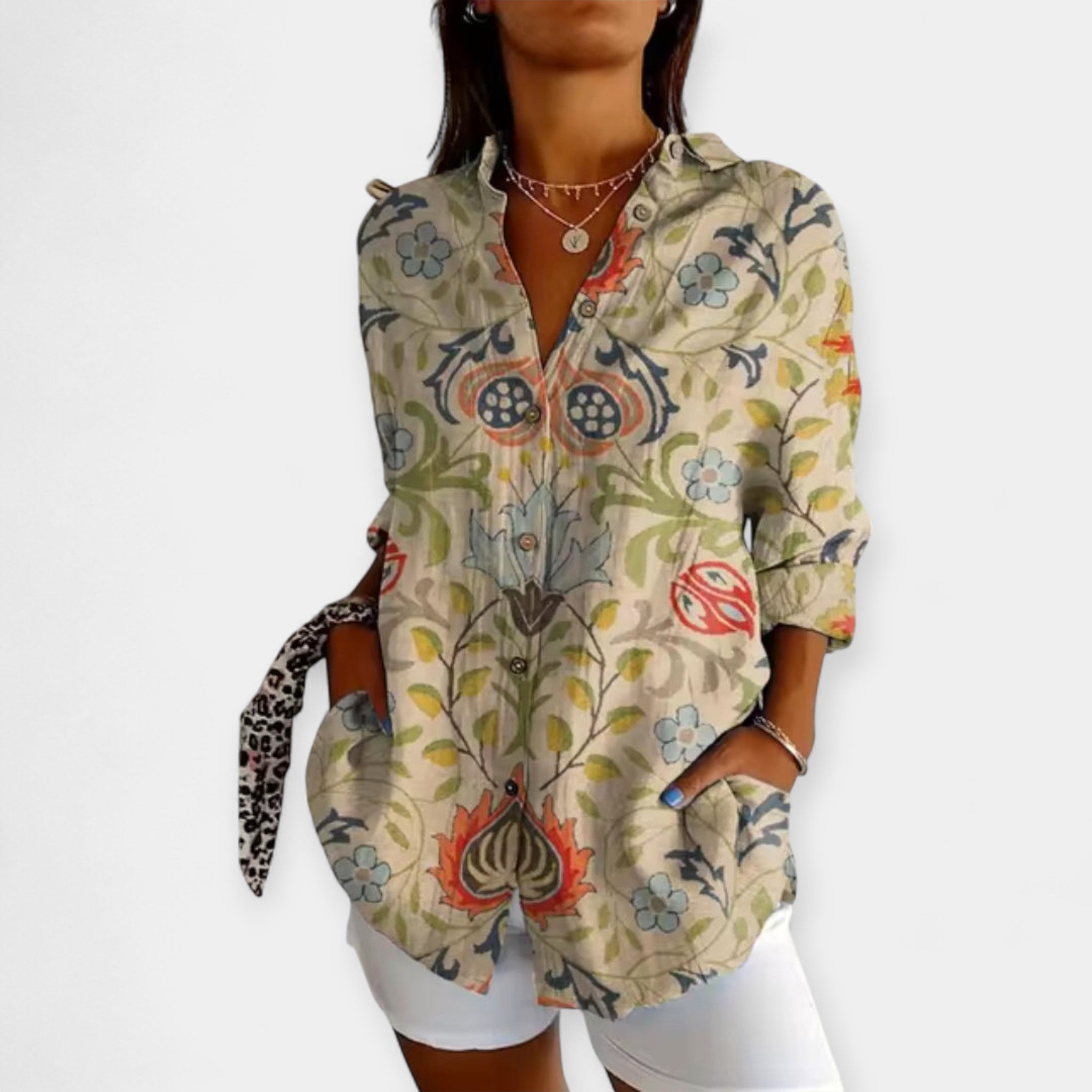 Elin | Blusa Ligera Y Romántica Con Motivos Florales
