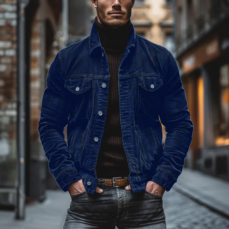 Eddie | Chaqueta Retro De Pana Para Hombre Con Estilo Vintage