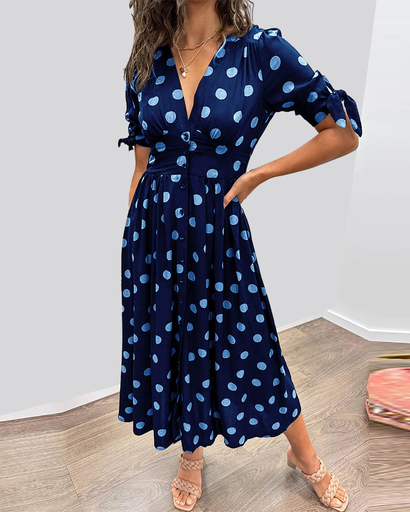 Sfera | Vestido De Lunares Estilo Chic