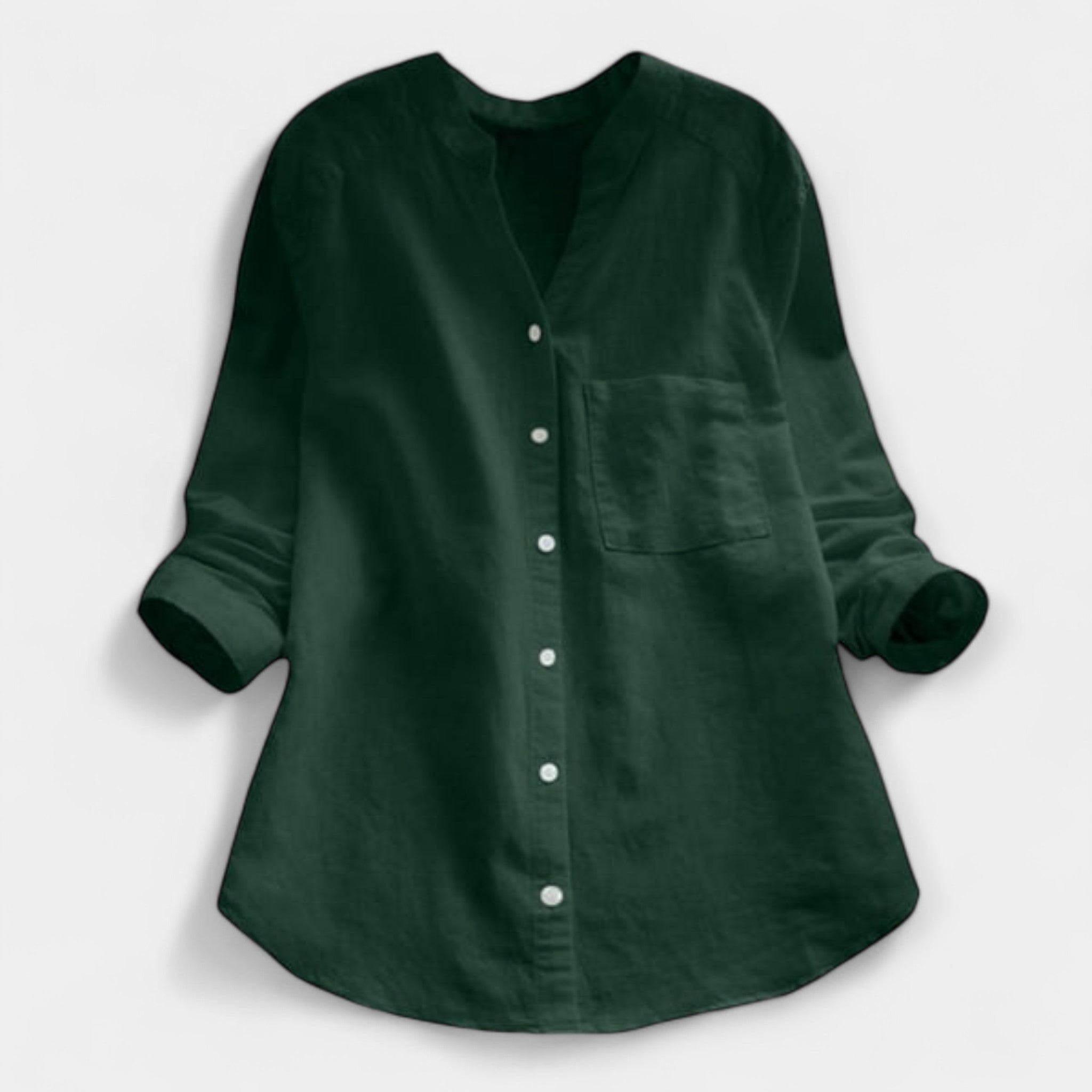 Stina | Camisa De Lino Y Algodón Con Estilo Casual