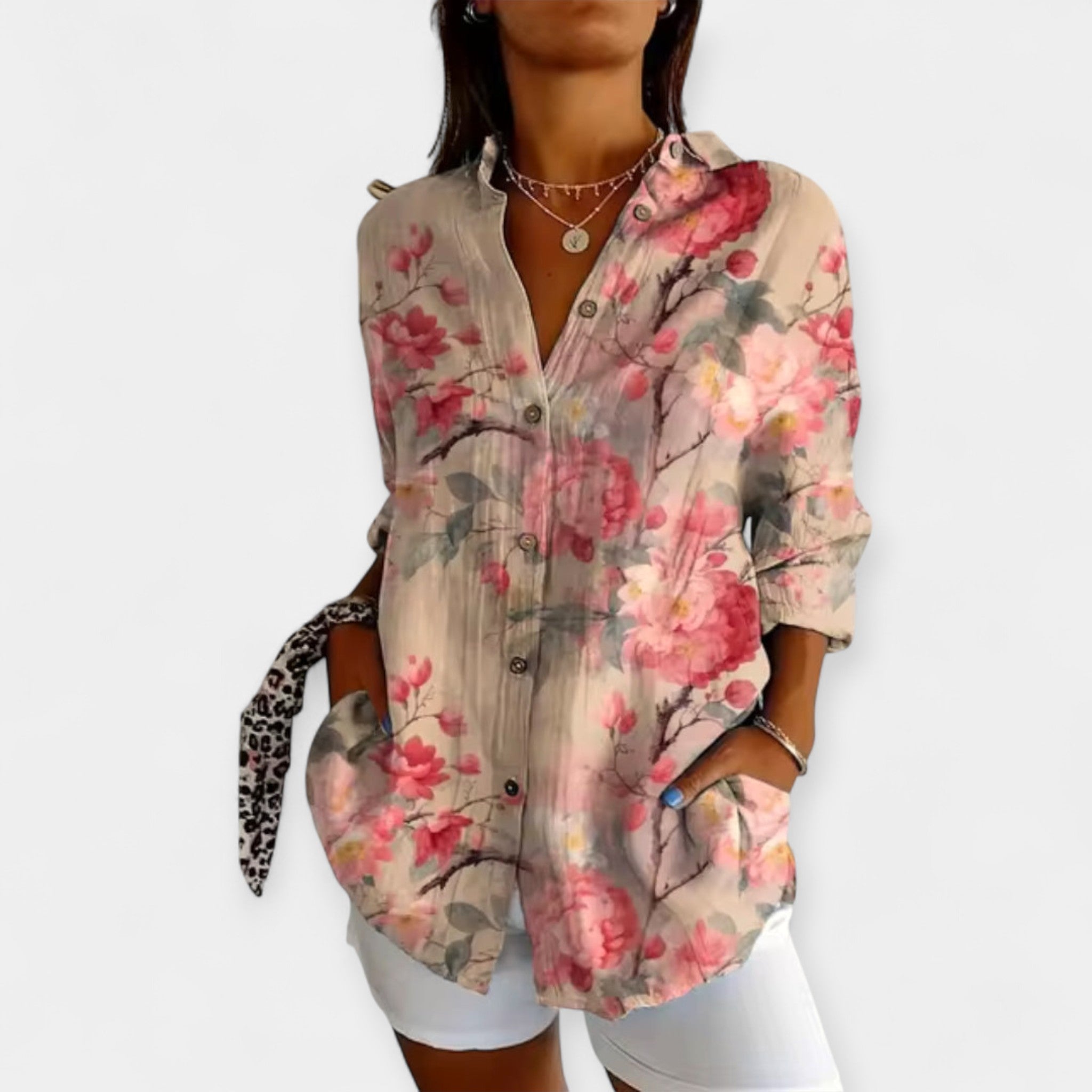 Elin | Blusa Ligera Y Romántica Con Motivos Florales