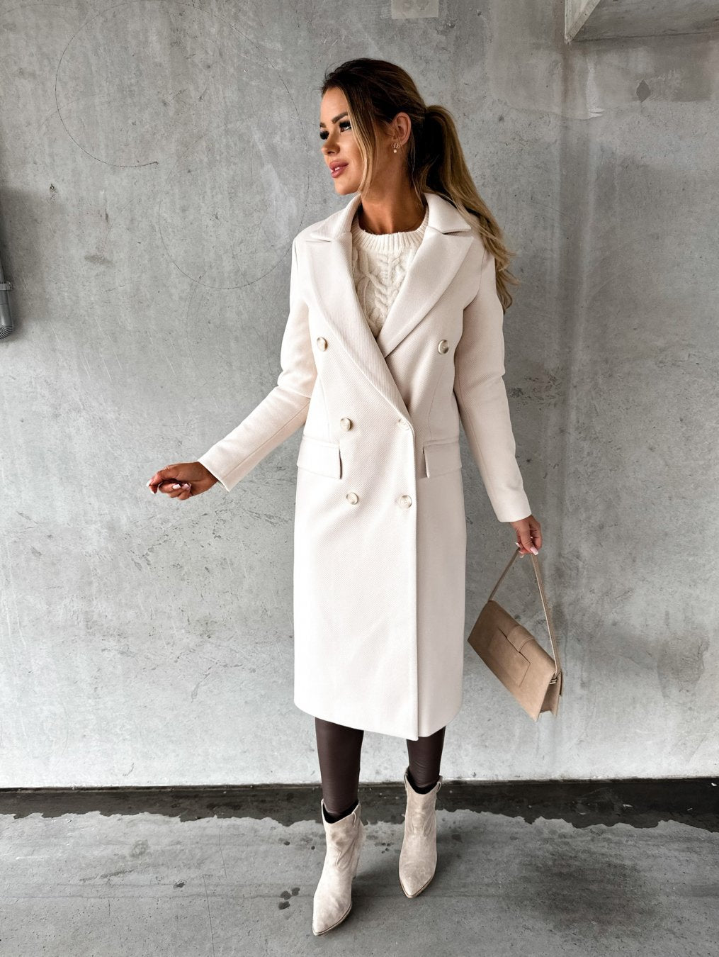 Martina | Elegante Abrigo Casual De Otoño E Invierno
