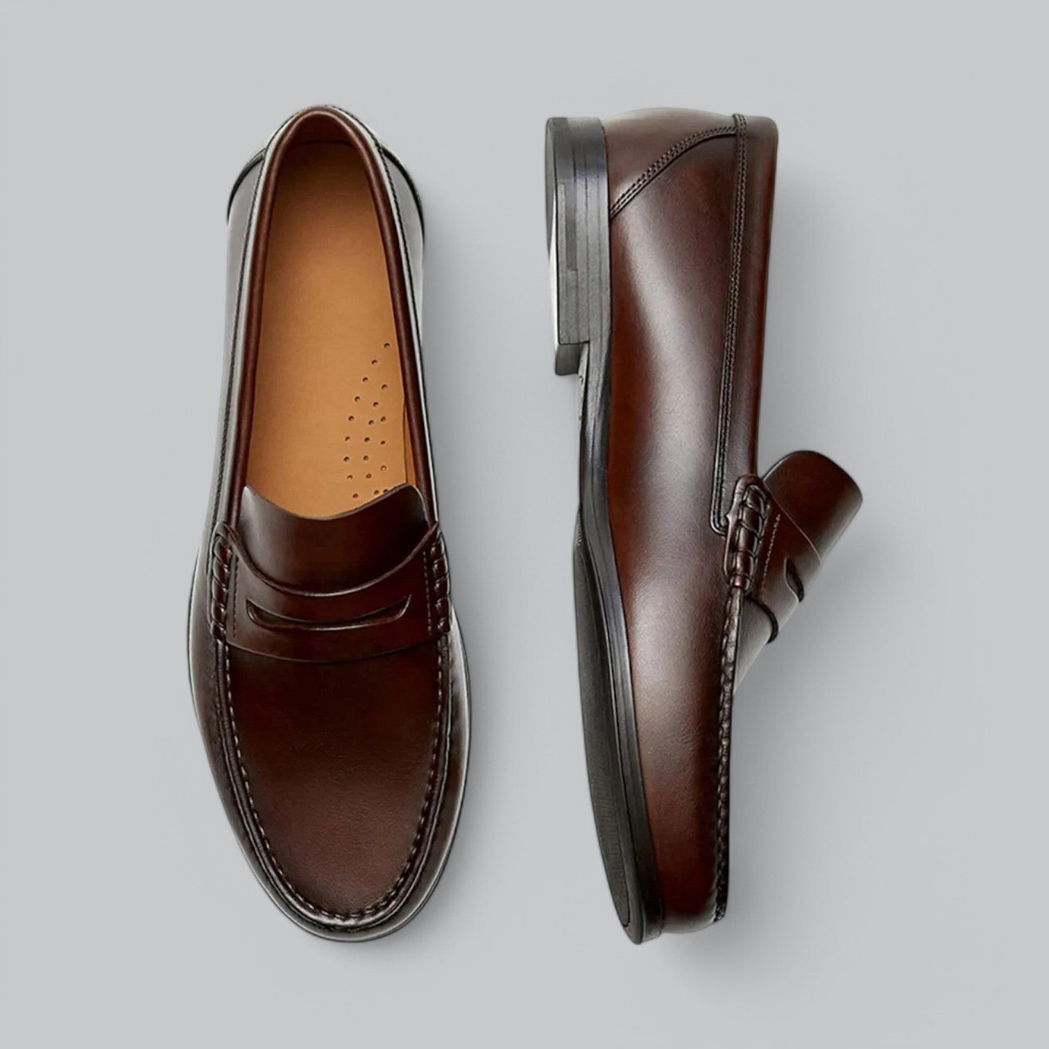 Alvéron | Mocasines Clásicos De Hombre Con Líneas Depuradas Y Acabado Elegante