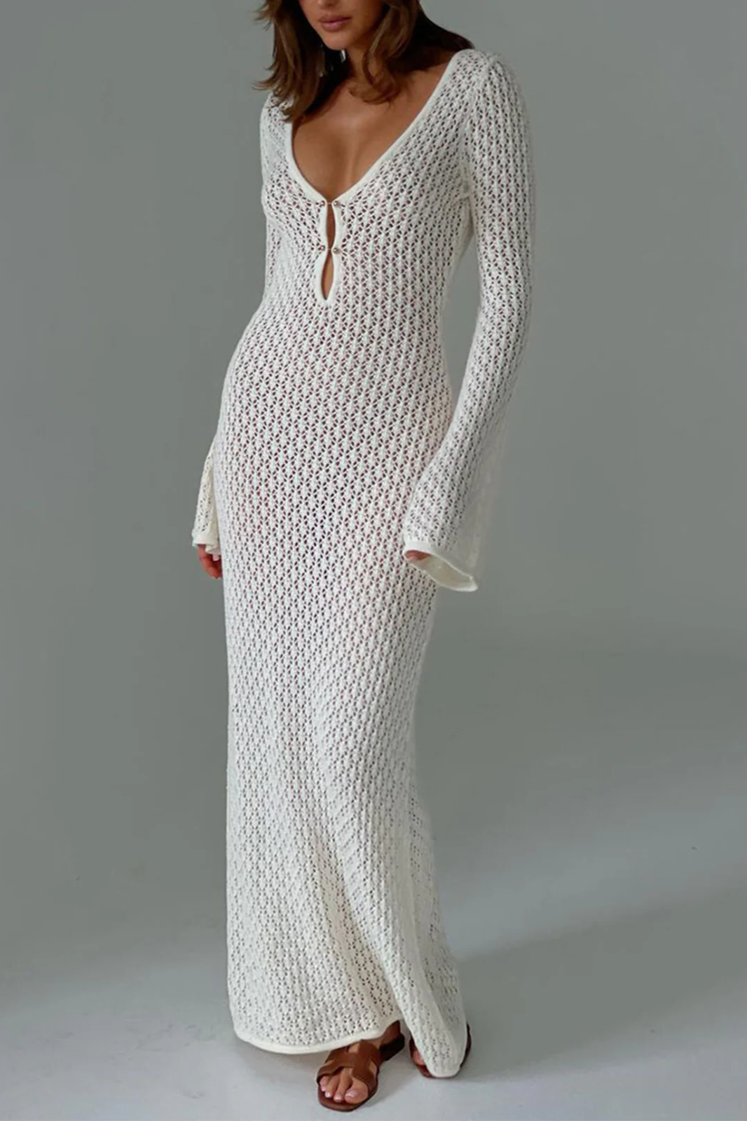 Kiara | Vestido Elegante De Crochet