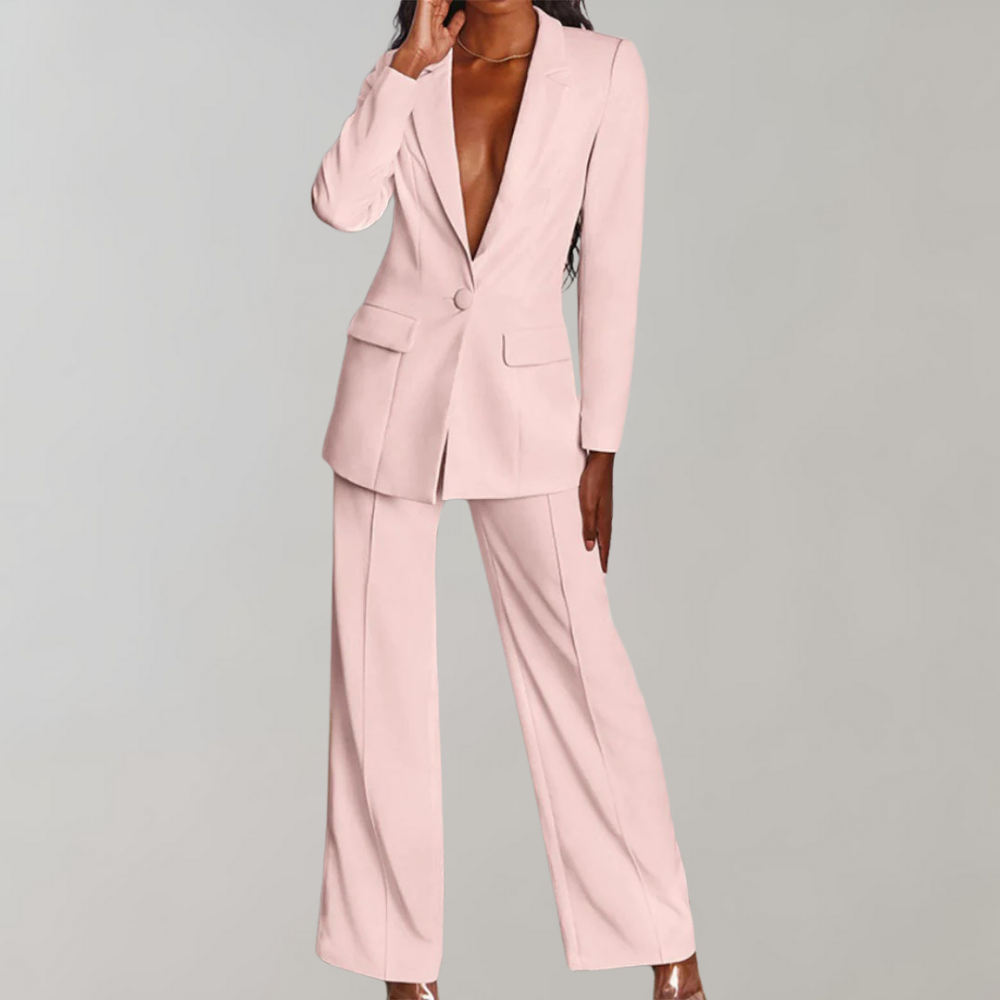 Gretel | Conjunto De Blazer Y Pantalón Con Estilo Sofisticado