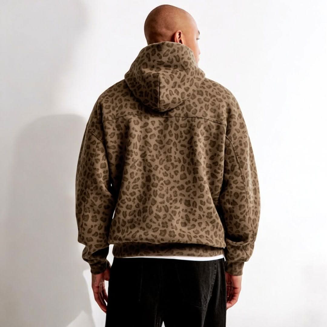 Zoe | Sudadera Unisex Estilo Leopardo Confort Total