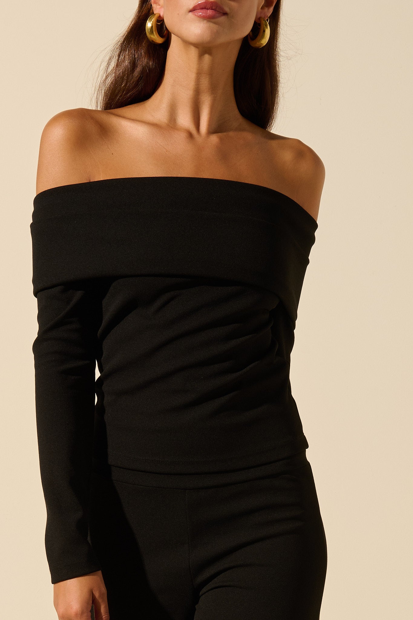 Luna | Top De Hombros Descubiertos Elegante Y Fresco