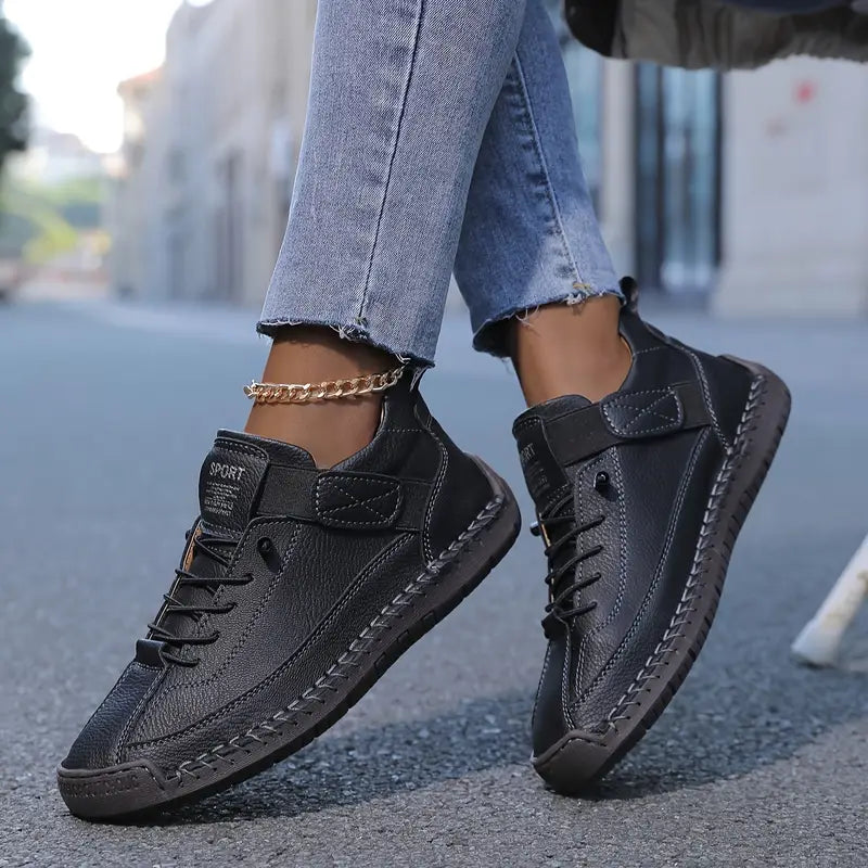 Mia | Zapatillas Ortopédicas De Piel