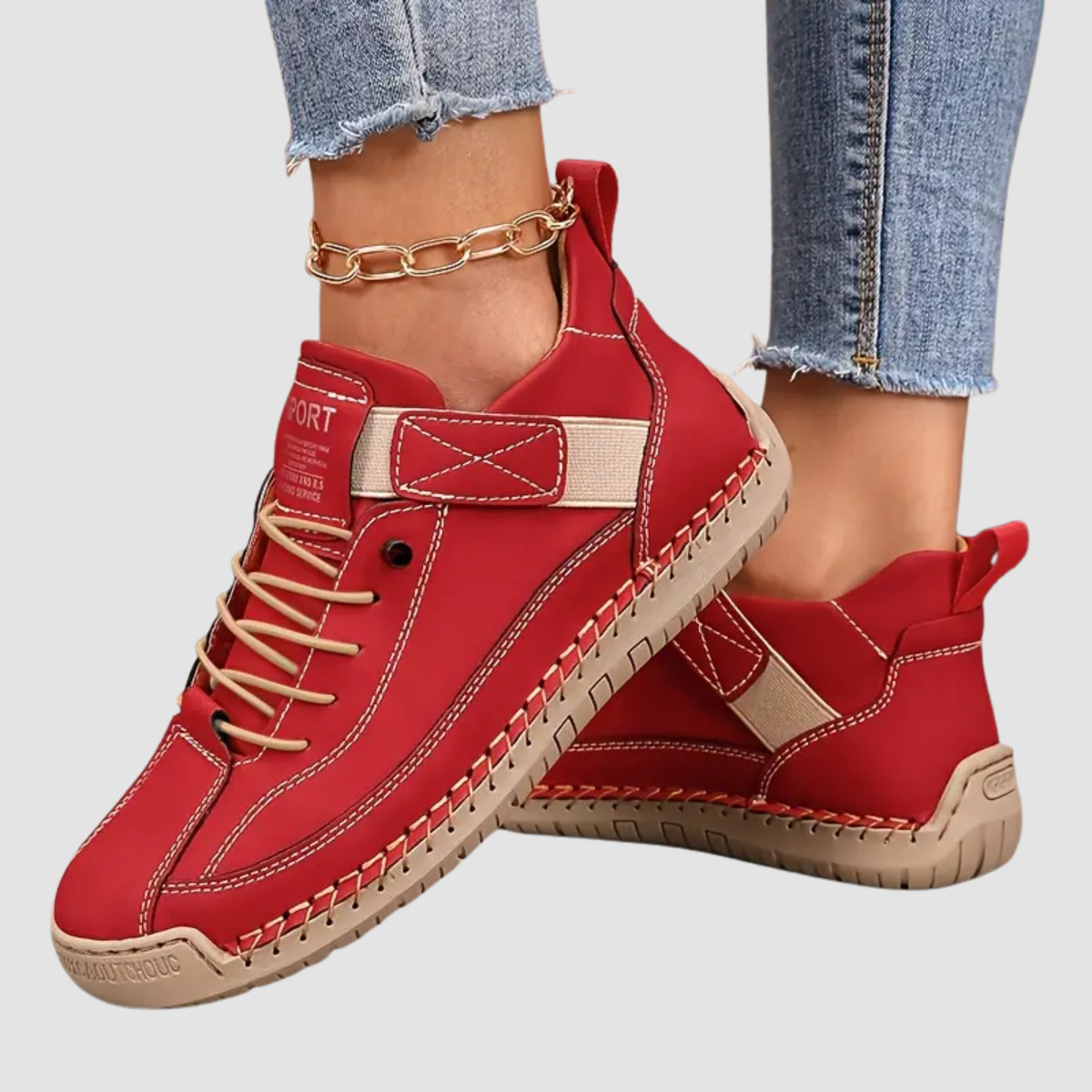 Mia | Zapatillas Ortopédicas De Piel