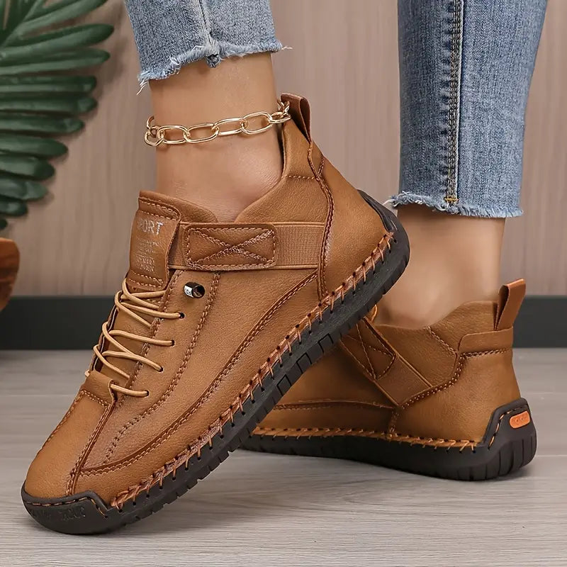 Mia | Zapatillas Ortopédicas De Piel