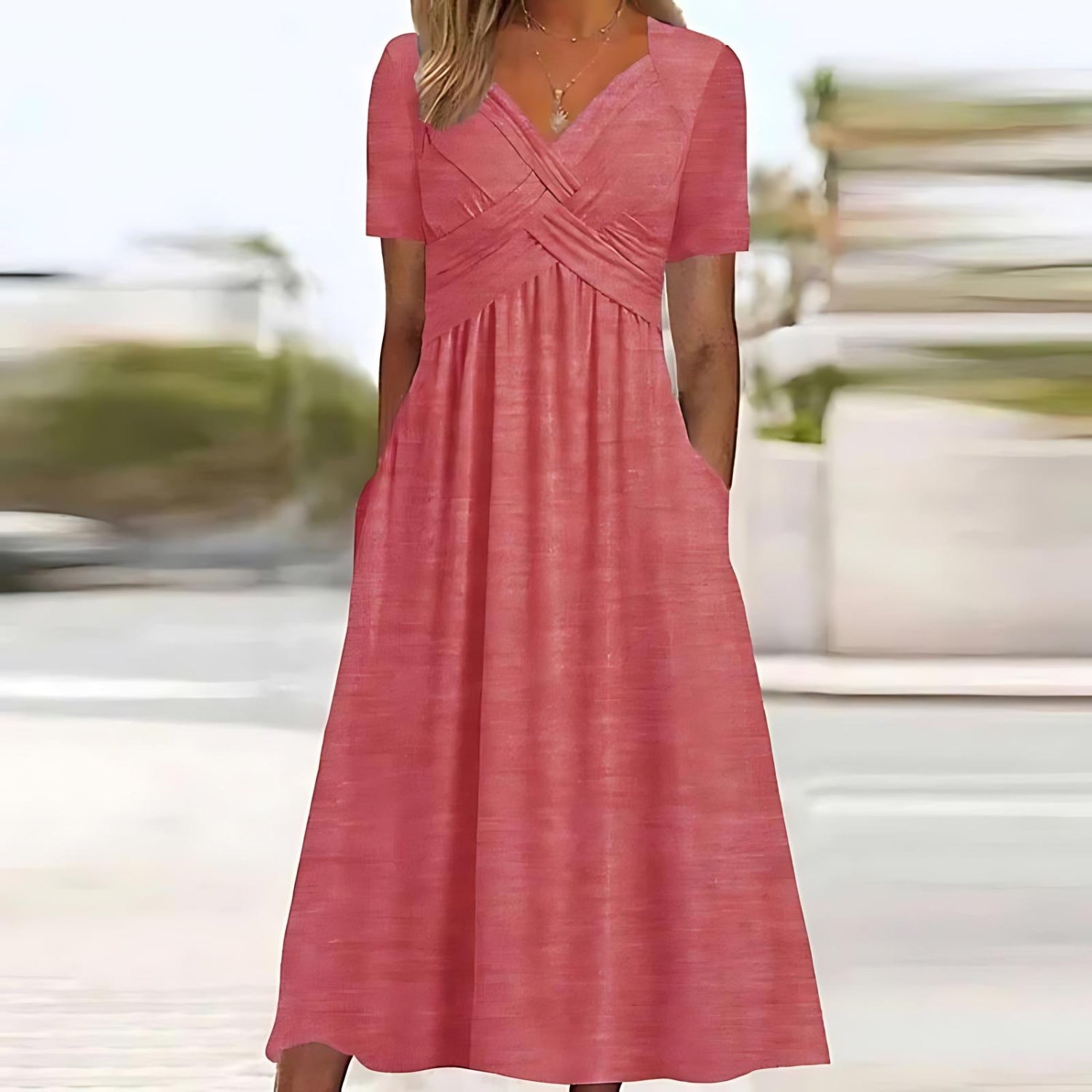 Sofia | Vestido Midi Elegante Y Escultural