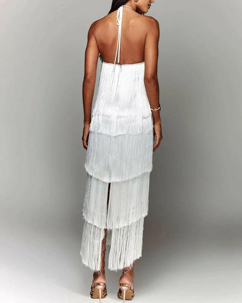 Sandra | Vestido Con Borlas Chic