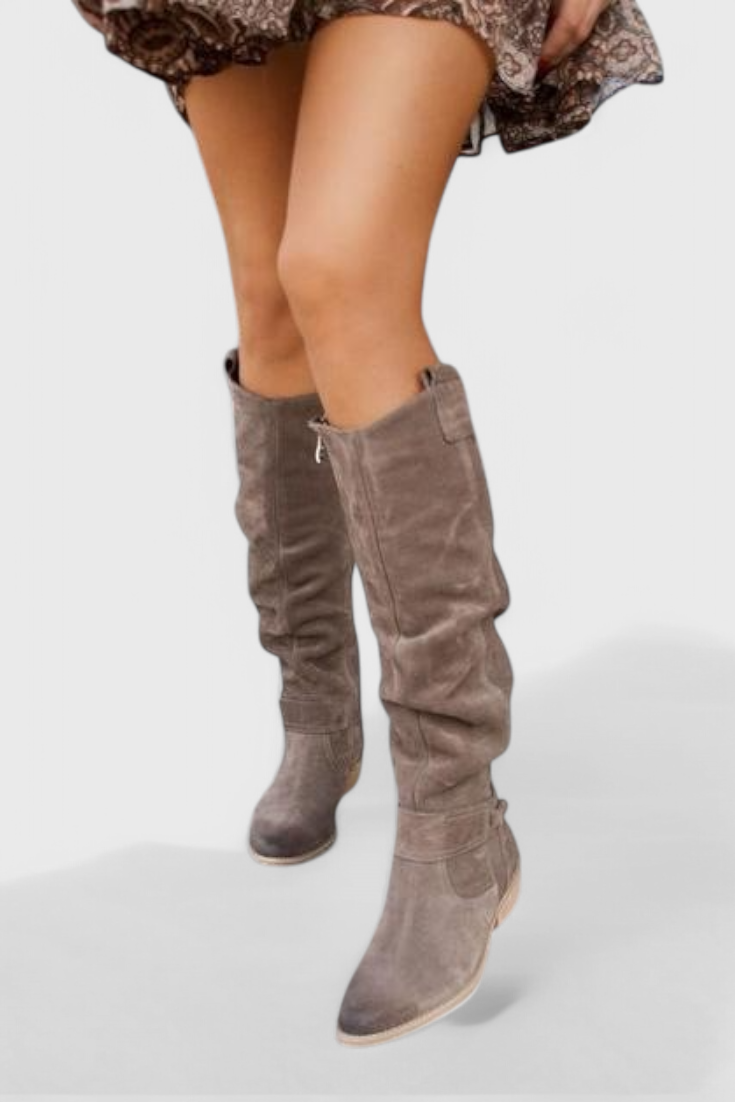 Celine | Botas Altas De Estilo Retro