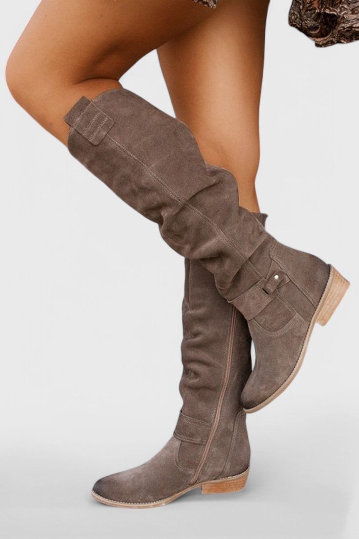 Celine | Botas Altas De Estilo Retro