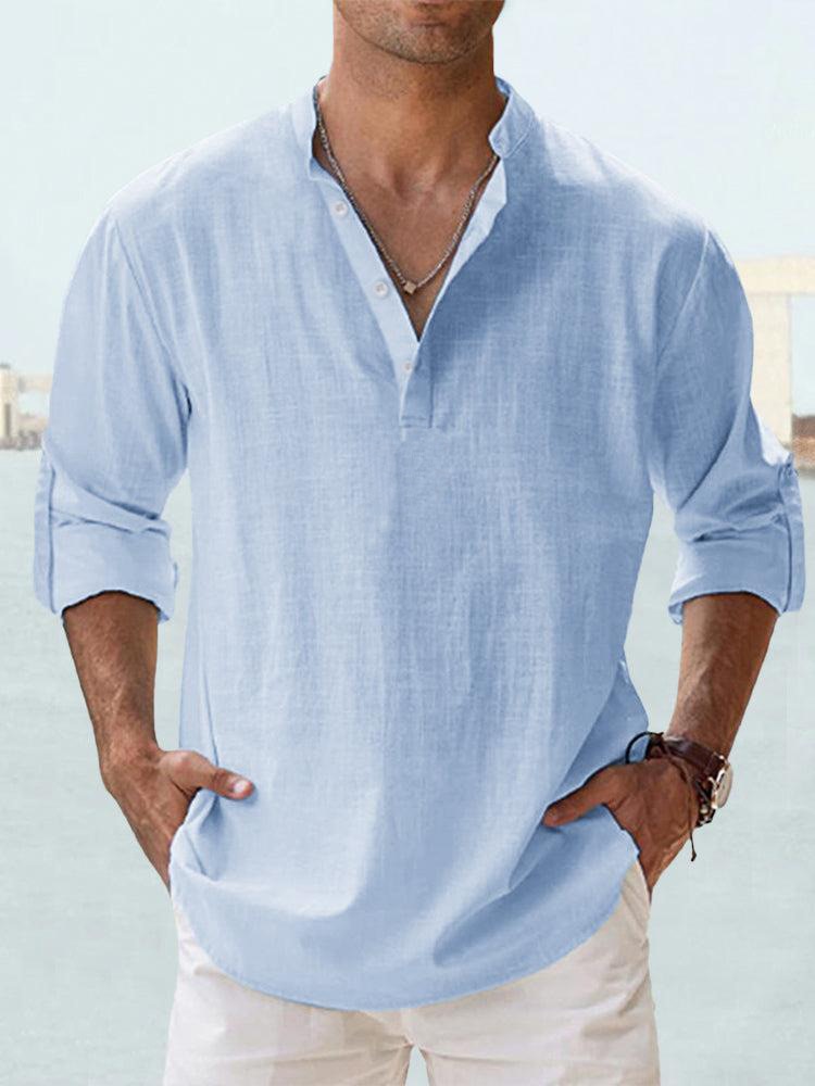 Cristofer | Camisa De Lino Elegante Y Ligera Para Hombre