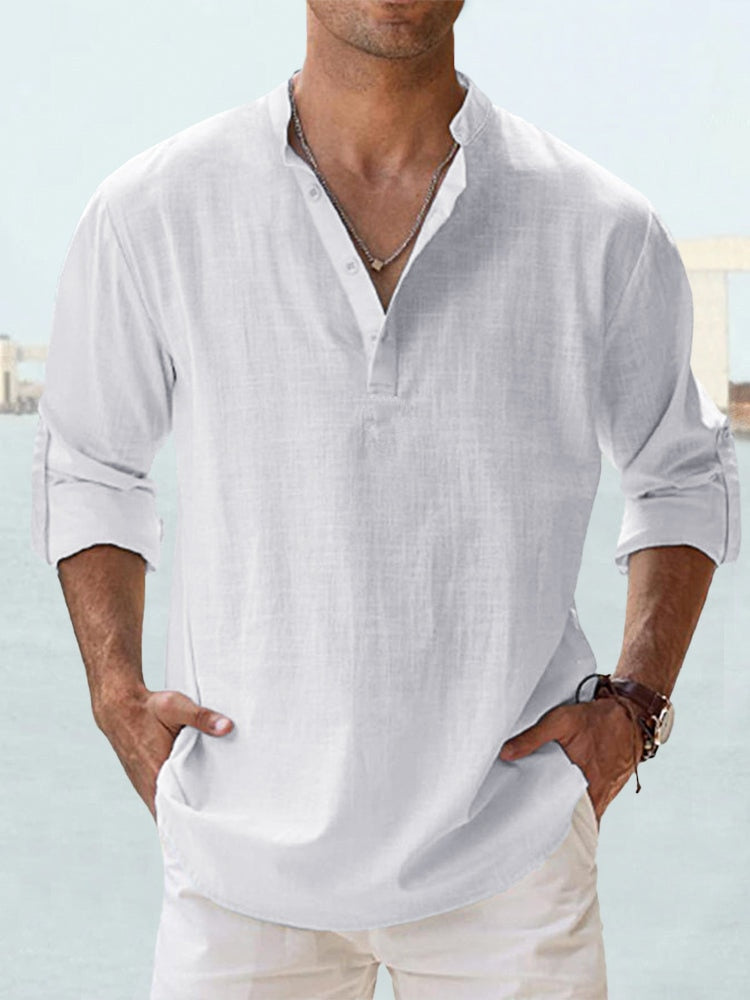 Cristofer | Camisa De Lino Elegante Y Ligera Para Hombre