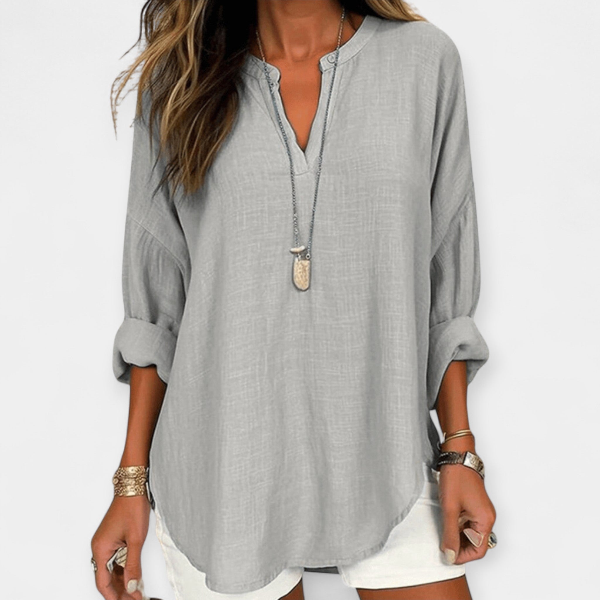 Ingrid | Blusa ligera de algodón casual