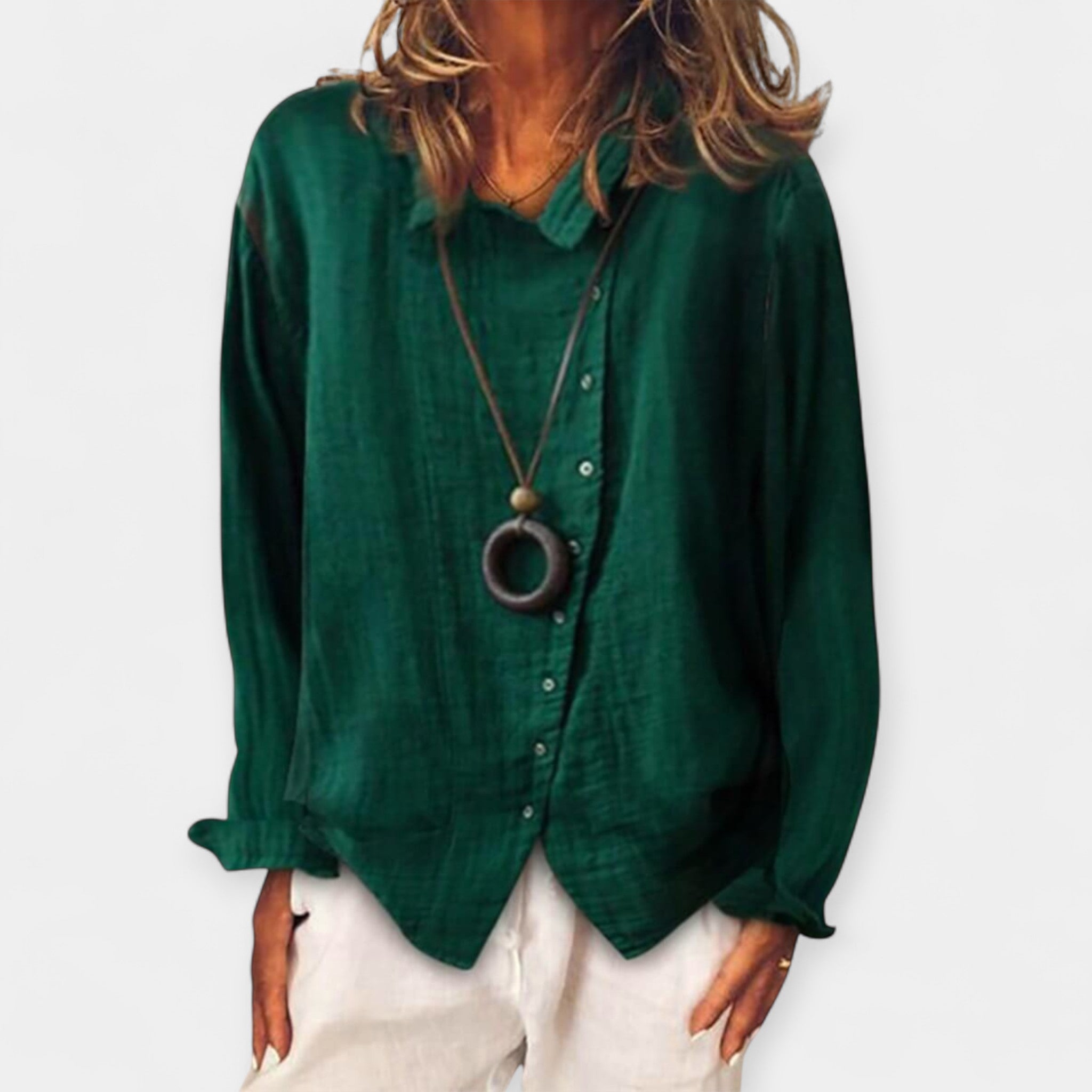 Elin | Camisa casual larga