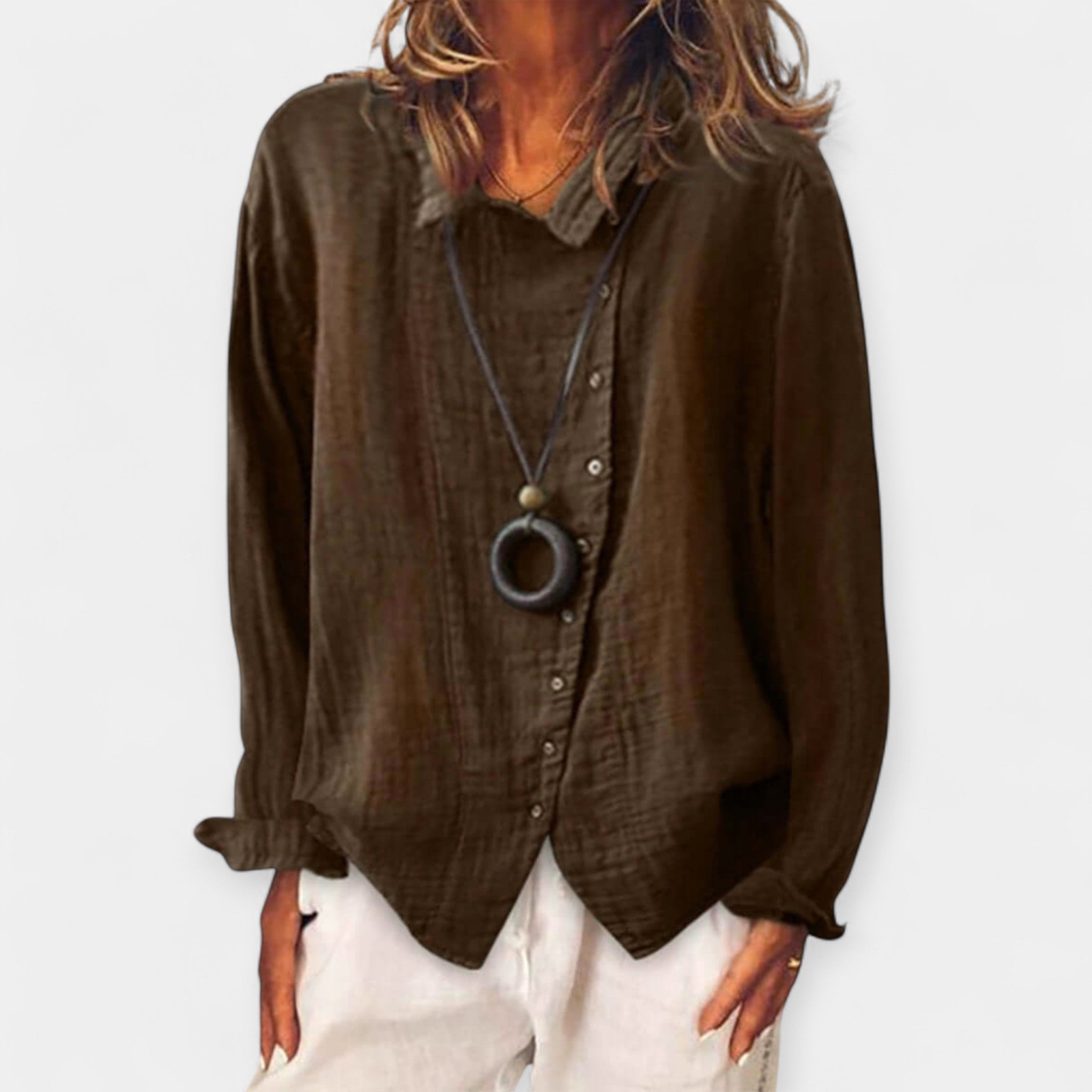 Elin | Camisa casual larga