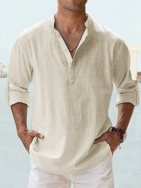 Cristofer | Camisa De Lino Elegante Y Ligera Para Hombre
