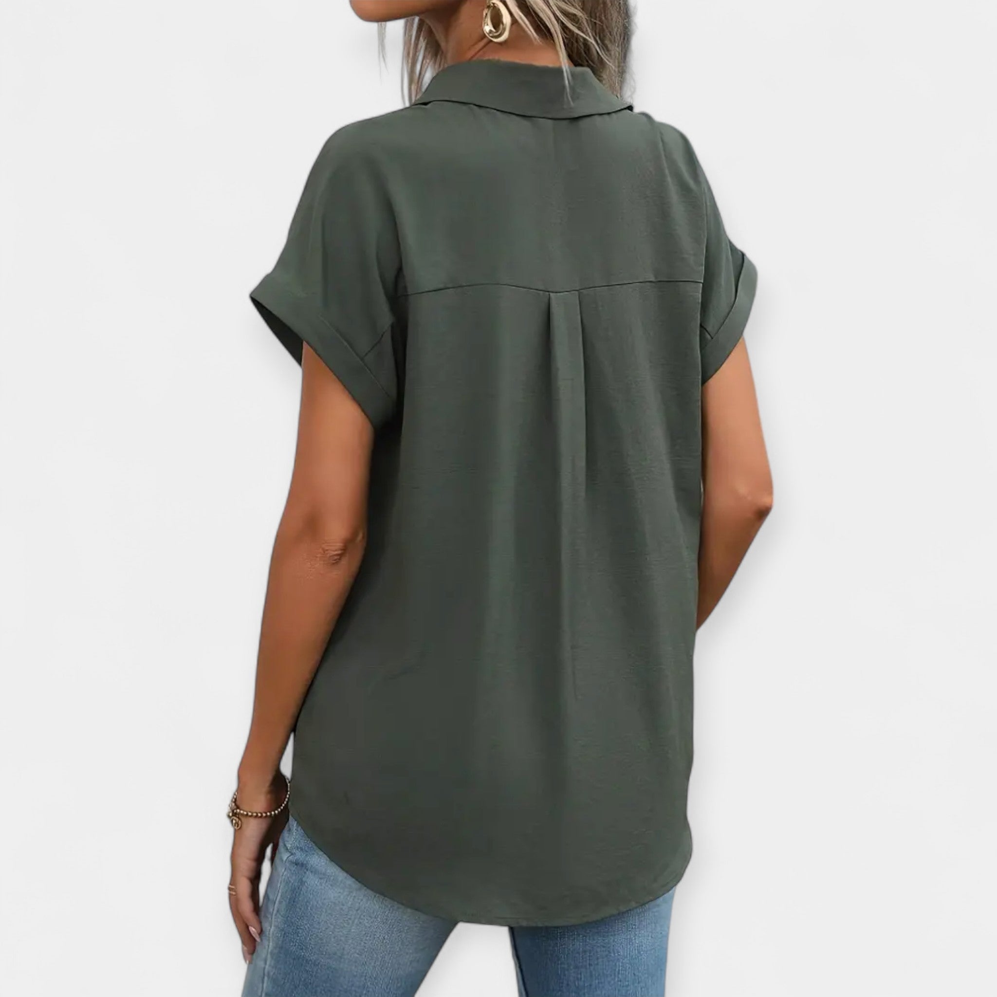 Freja | Camisa Cómoda De Manga Corta