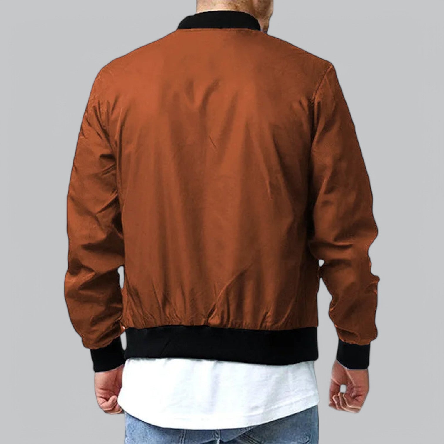 Névalis | Cazadora Bomber Para Hombre Con Acabado Limpio