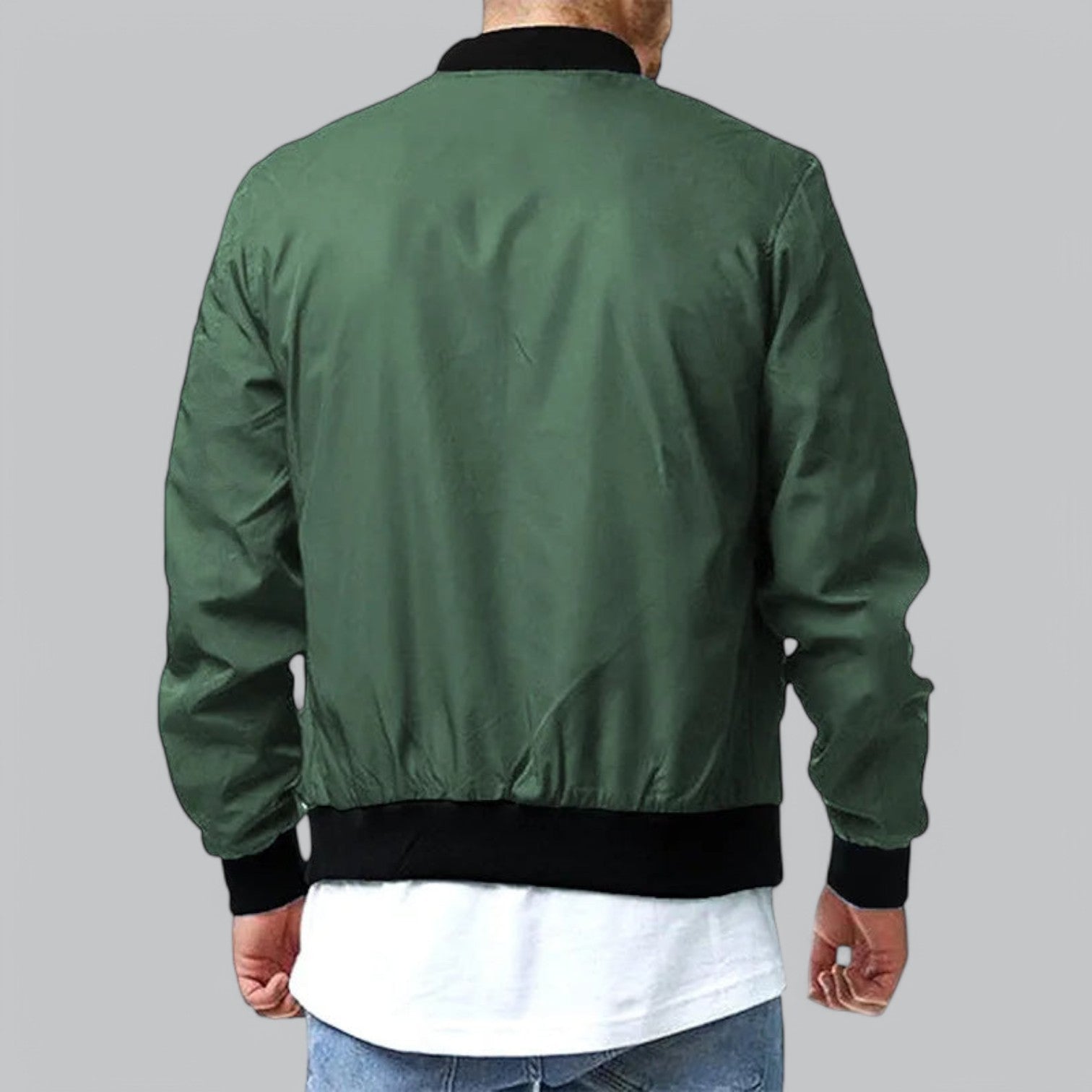 Névalis | Cazadora Bomber Para Hombre Con Acabado Limpio