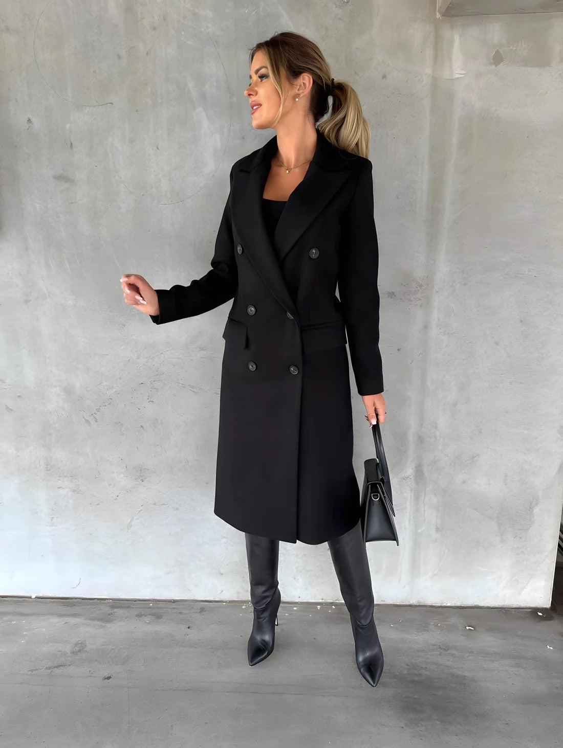 Martina | Elegante Abrigo Casual De Otoño E Invierno