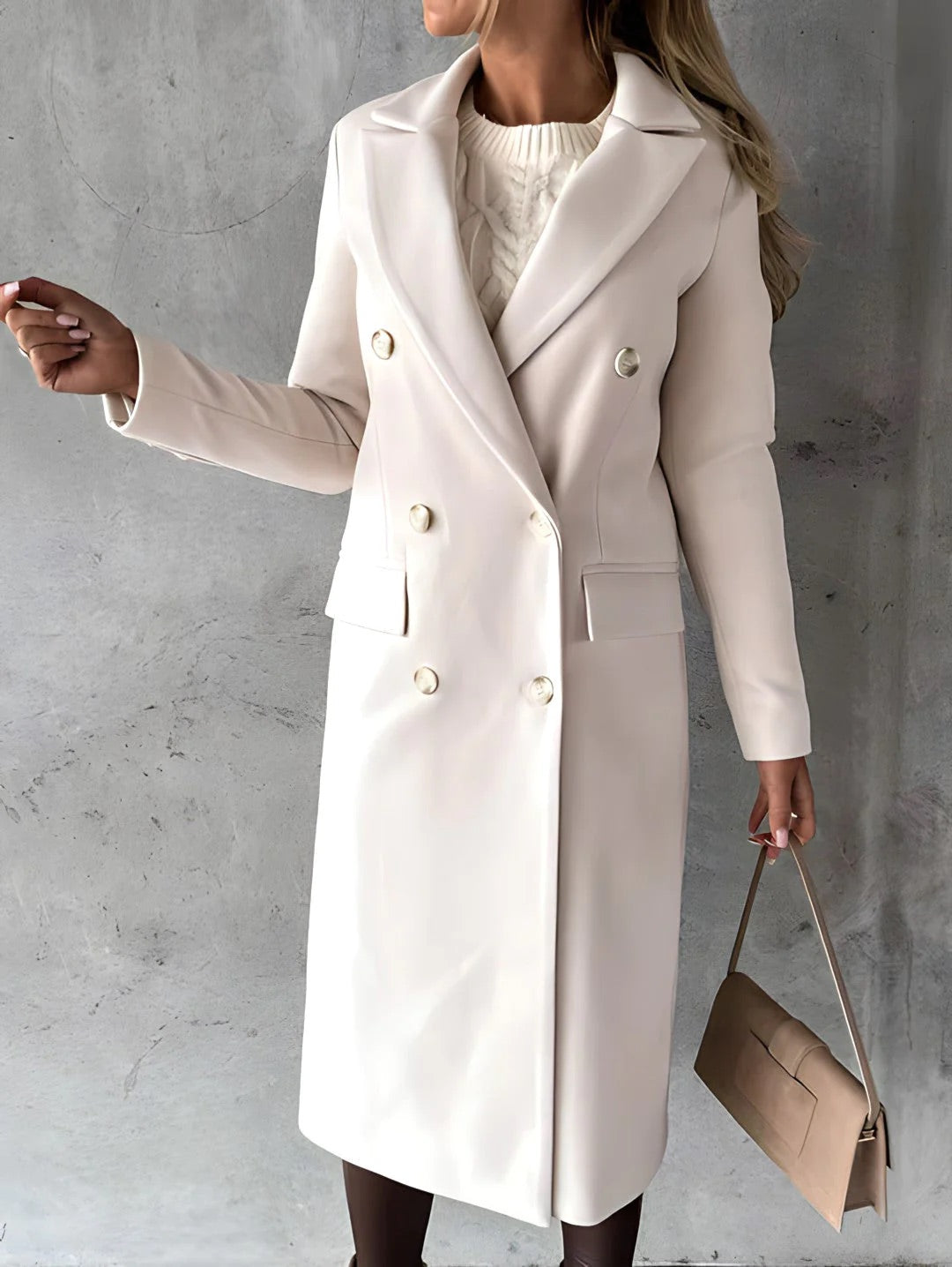 Martina | Elegante Abrigo Casual De Otoño E Invierno