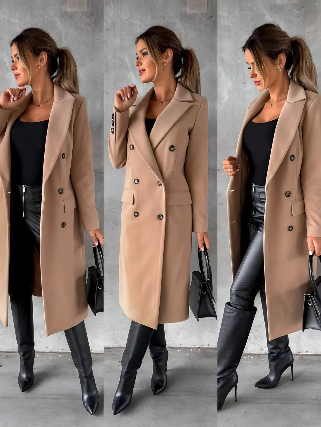 Martina | Elegante Abrigo Casual De Otoño E Invierno