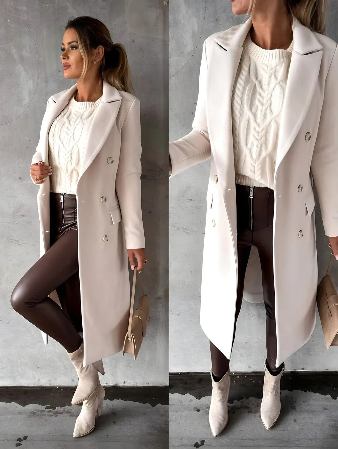 Martina | Elegante Abrigo Casual De Otoño E Invierno
