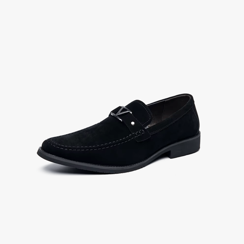 Vittoré | Mocasines De Vestir Para Hombre Con Detalle Metálico Y Diseño Angular