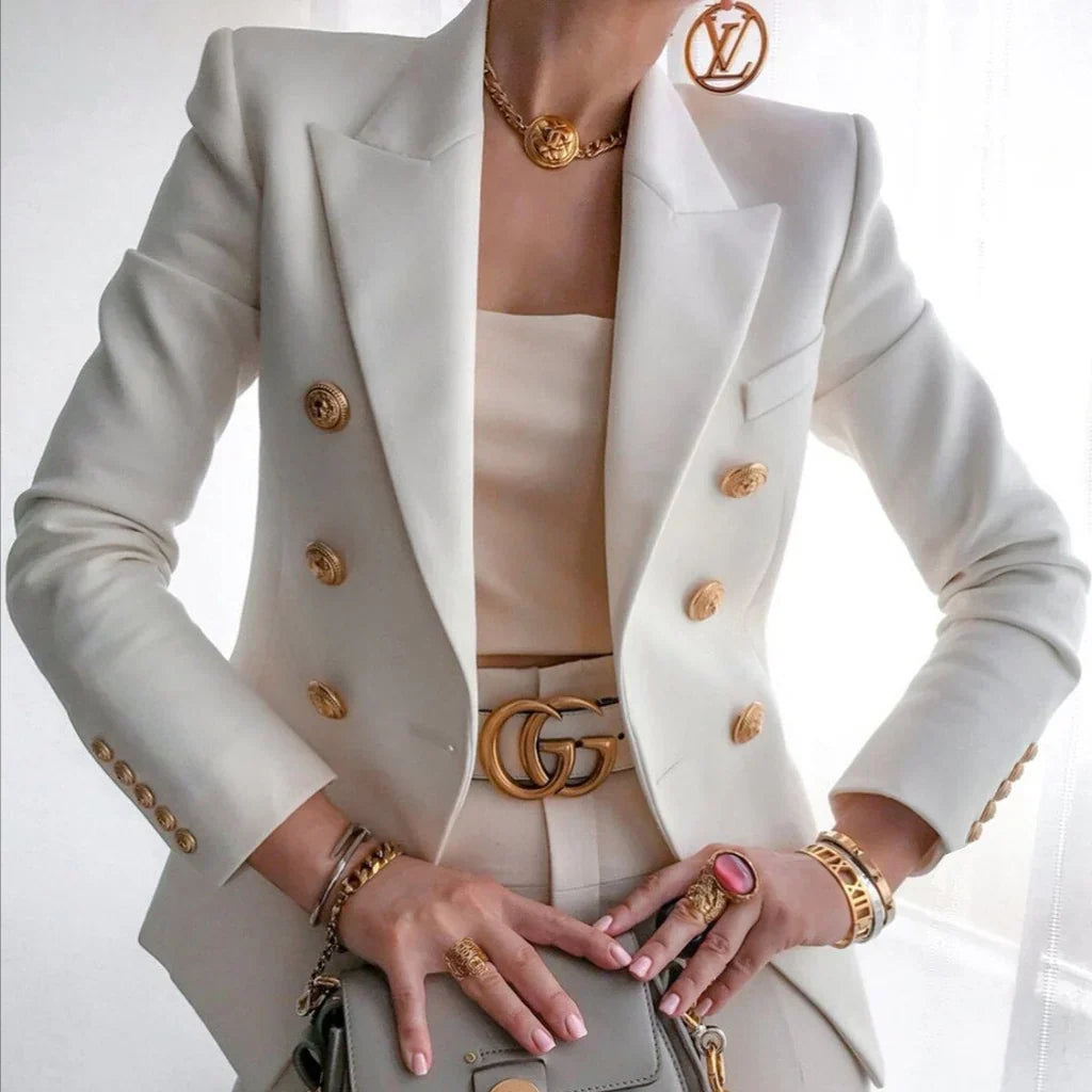 Kanaya | Blazer Elegante Con Botones Dorados