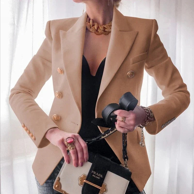Kanaya | Blazer Elegante Con Botones Dorados