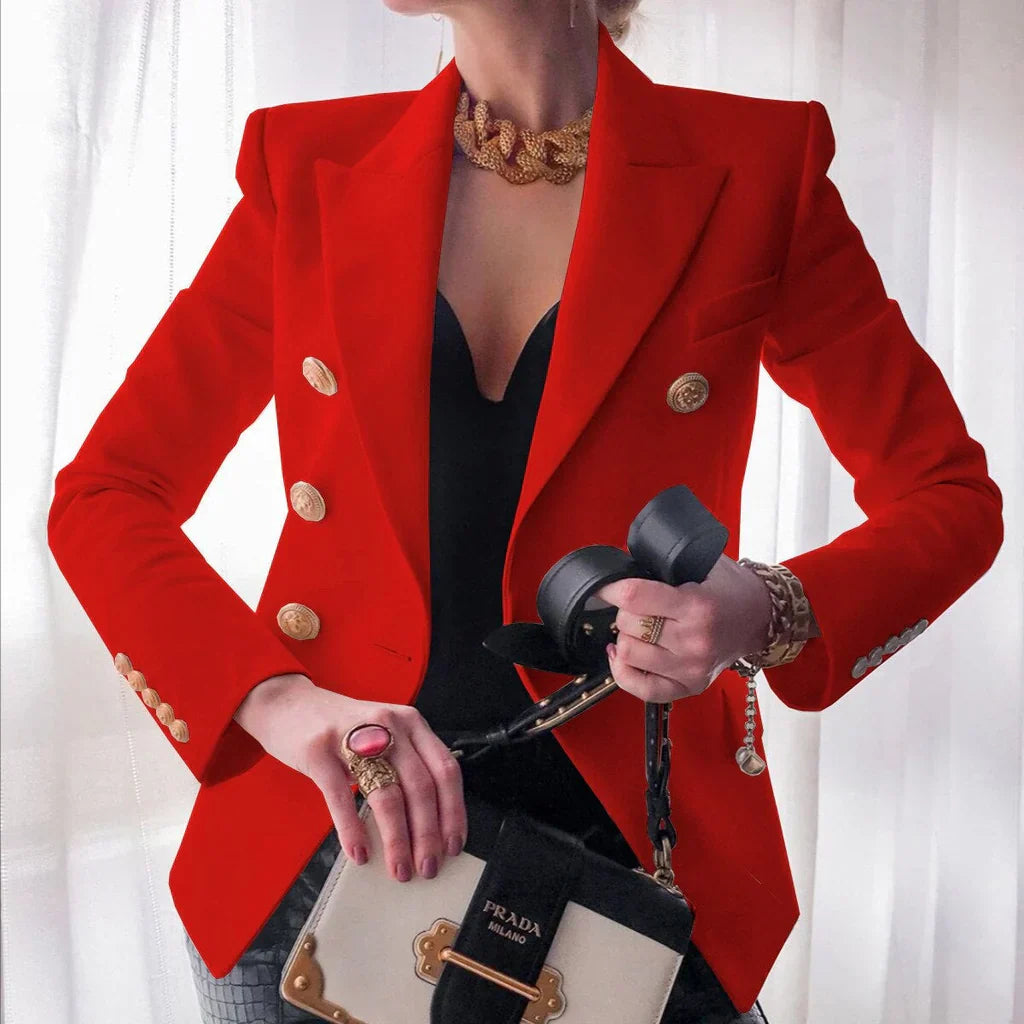 Kanaya | Blazer Elegante Con Botones Dorados