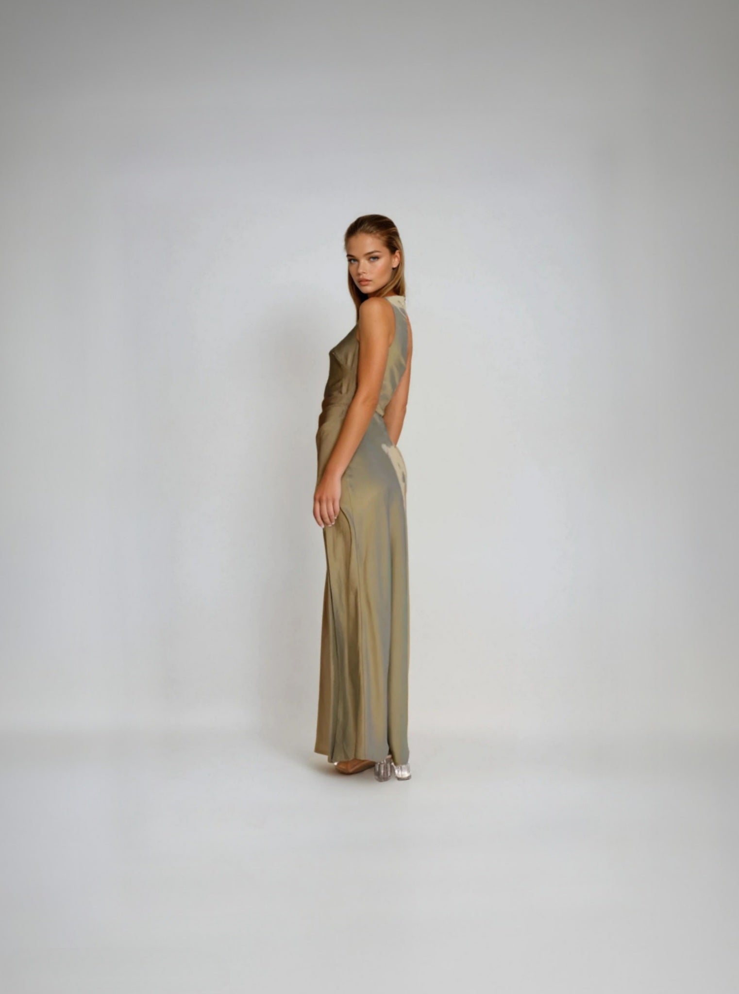 Adriana | Vestido De Noche De Un Hombro Maxi Para Mujer