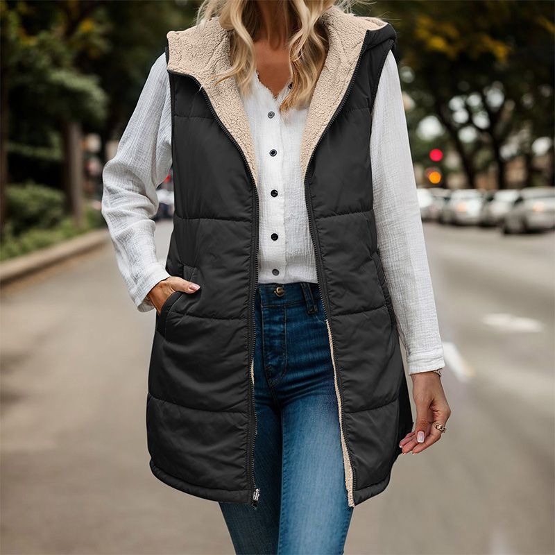 Aldana | Chaleco Reversible Mujer Sin Mangas Moderno