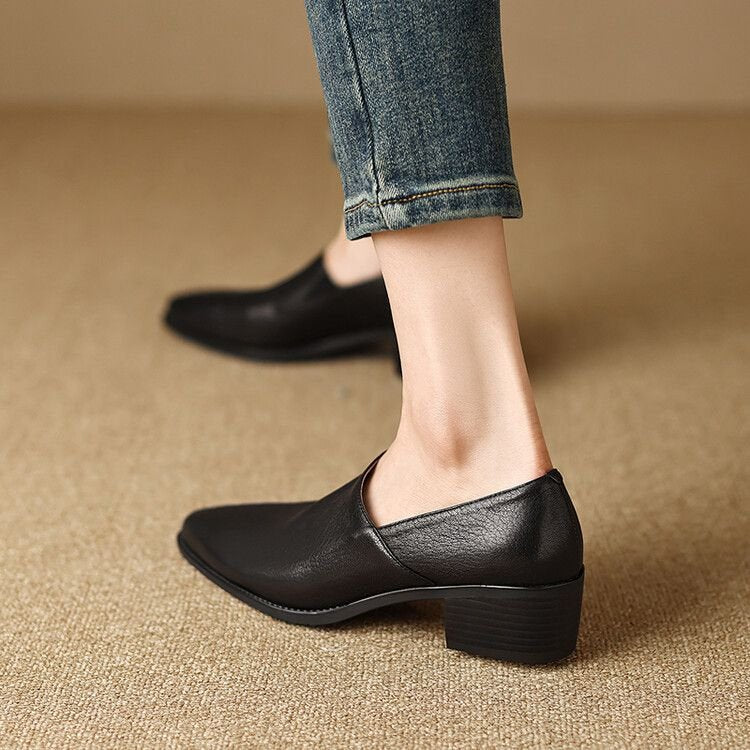 Carla | Mocasines Planos De Mujer Con Diseño Minimalista Y Punta Fina
