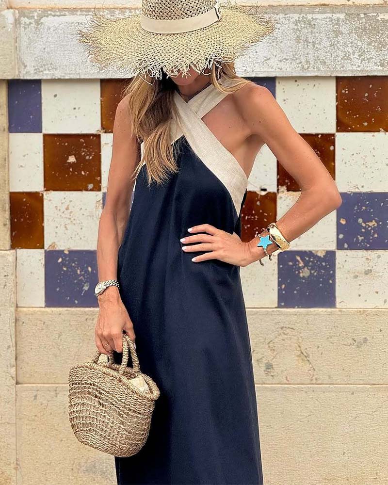 Martina | Vestido Mujer Sin Mangas Elegante Y Fresco