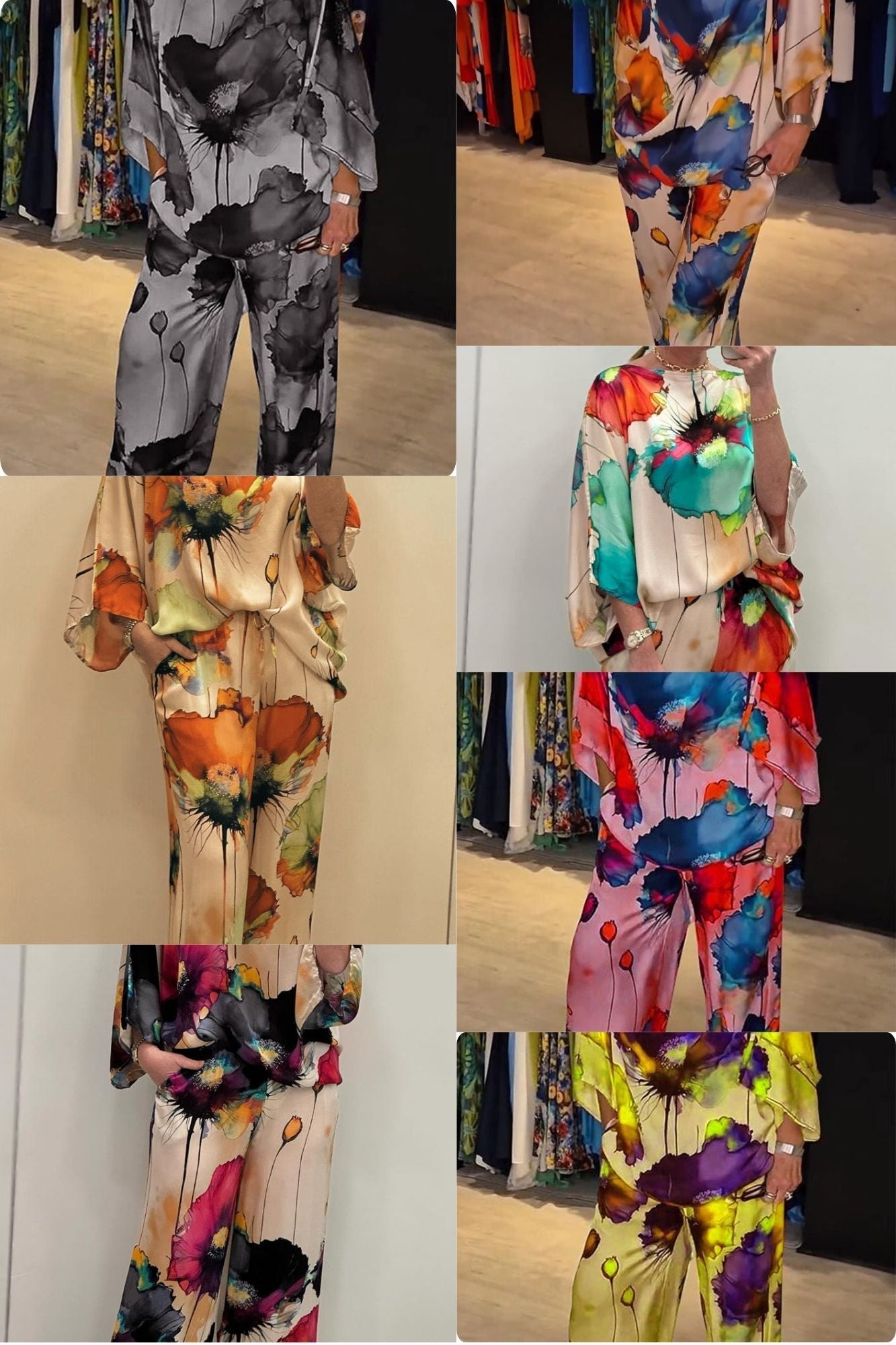 Luna | Traje Estampado De Verano