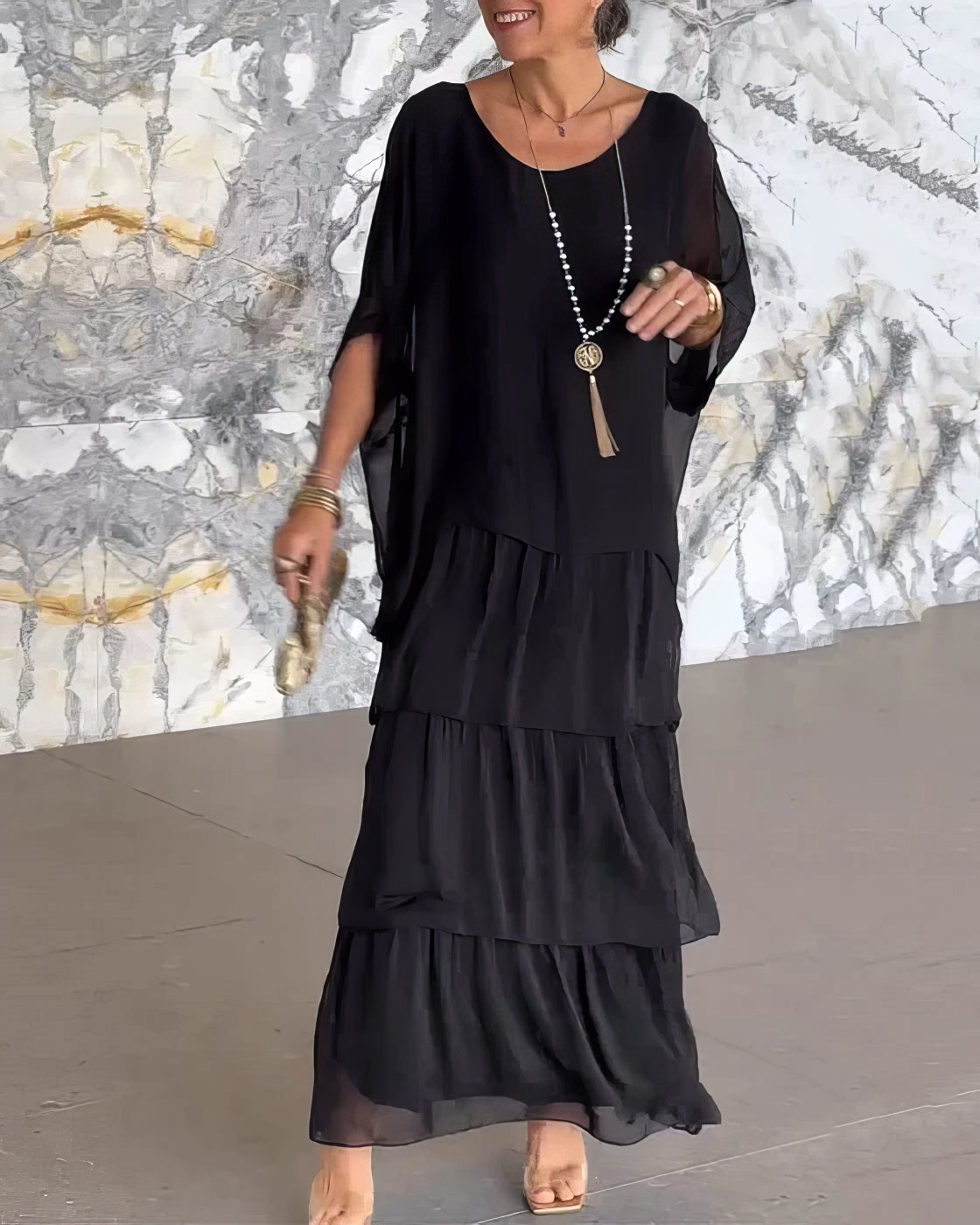 Camila | Vestido Artístico De Corte Amplio