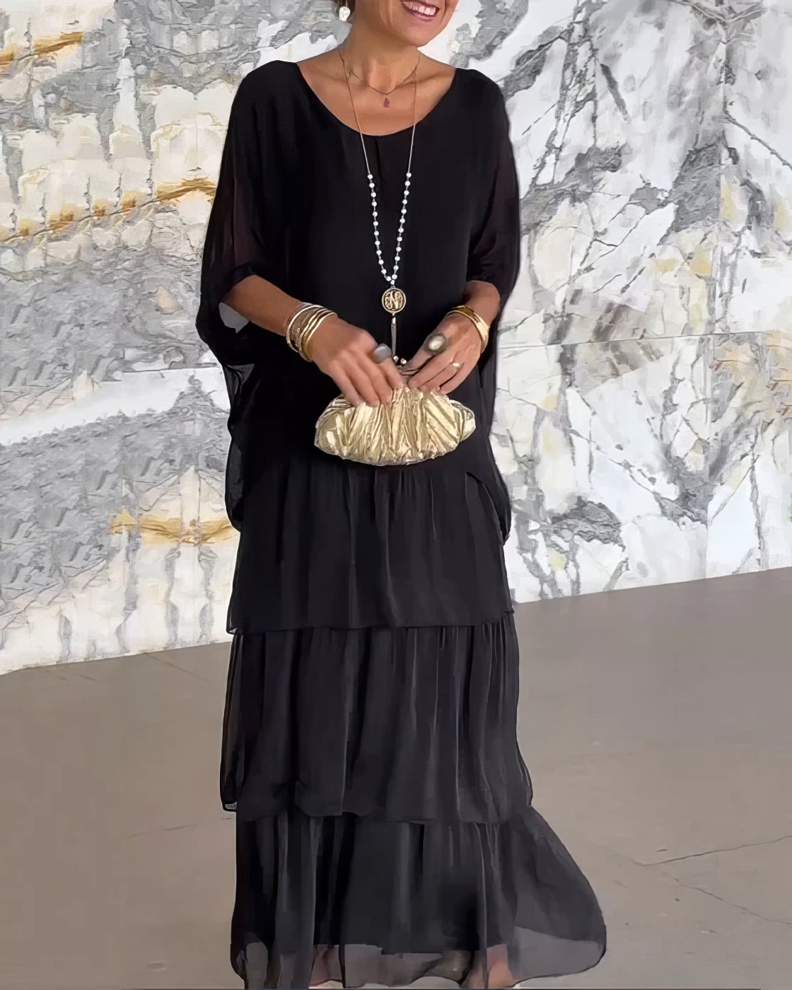Camila | Vestido Artístico De Corte Amplio