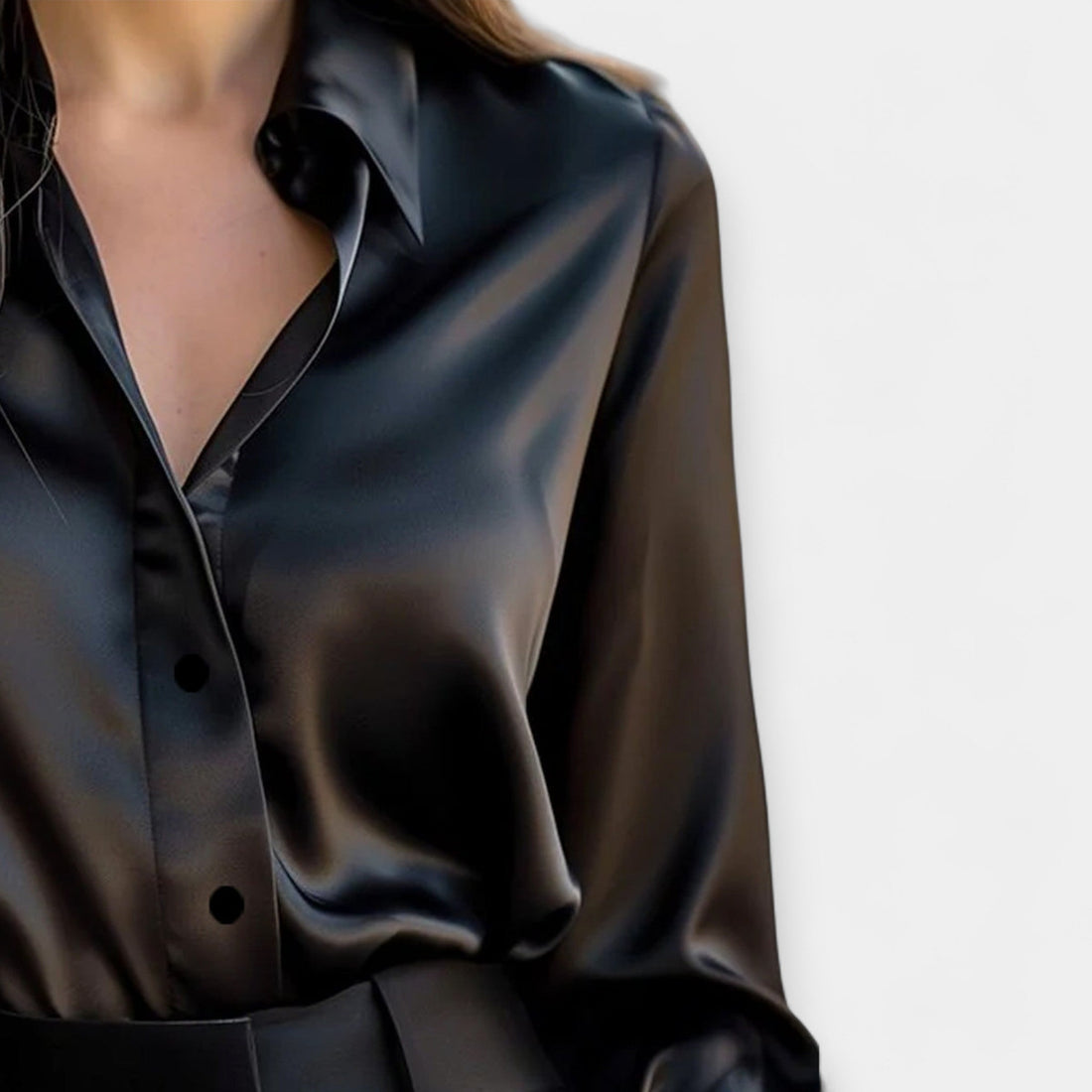 Liv | Blusa De Satén Elegante