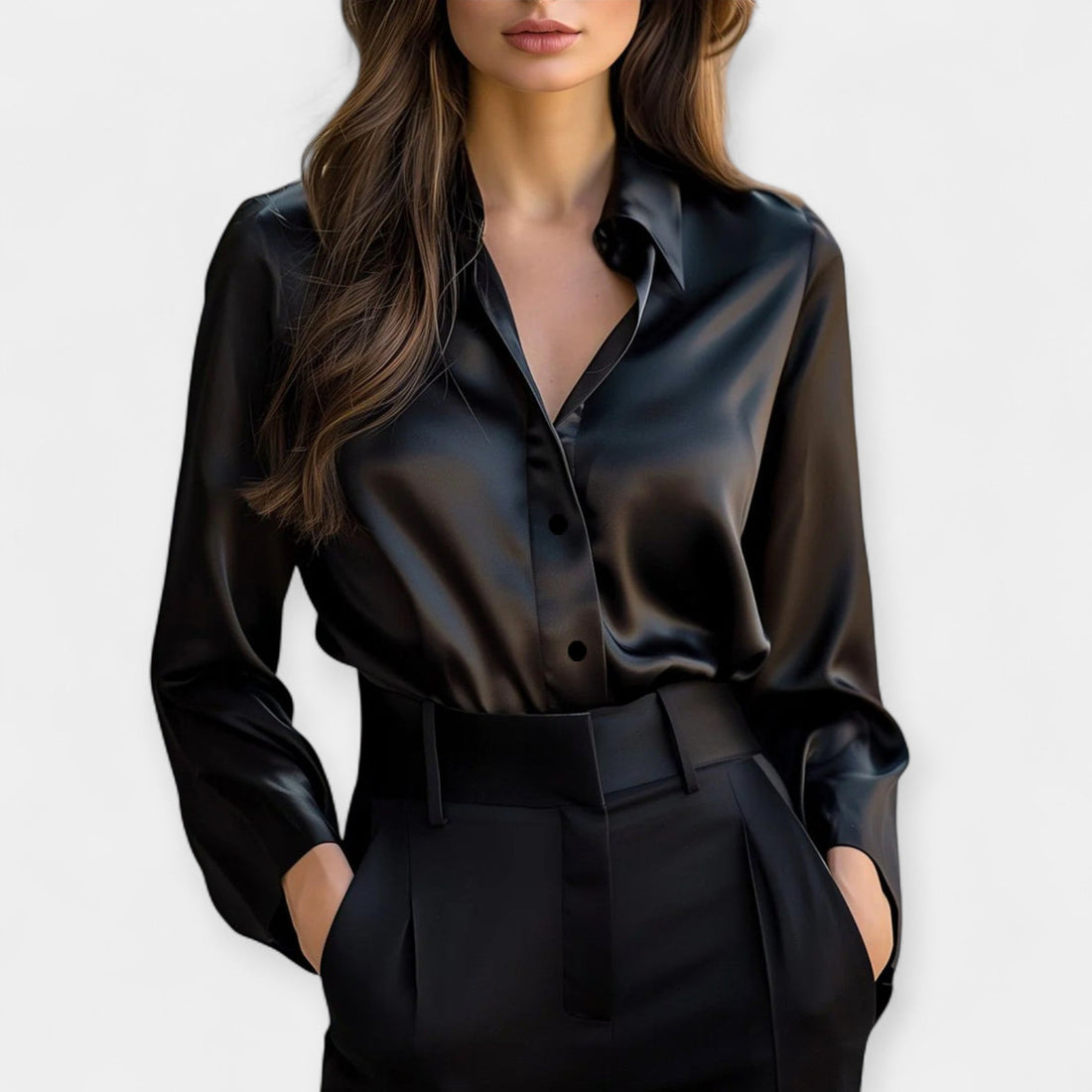 Liv | Blusa De Satén Elegante