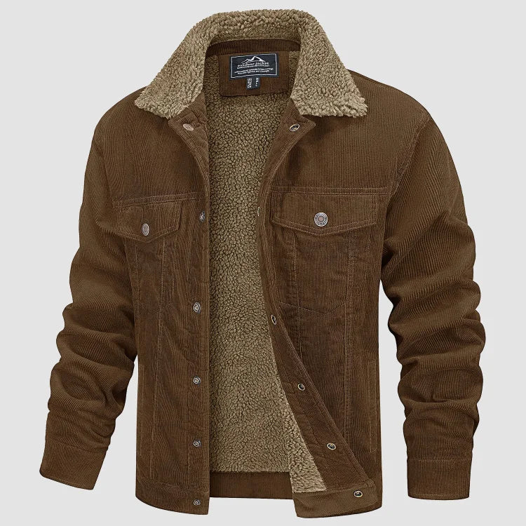 Dante | Chaqueta De Pana Con Forro De Borrego Para Hombre